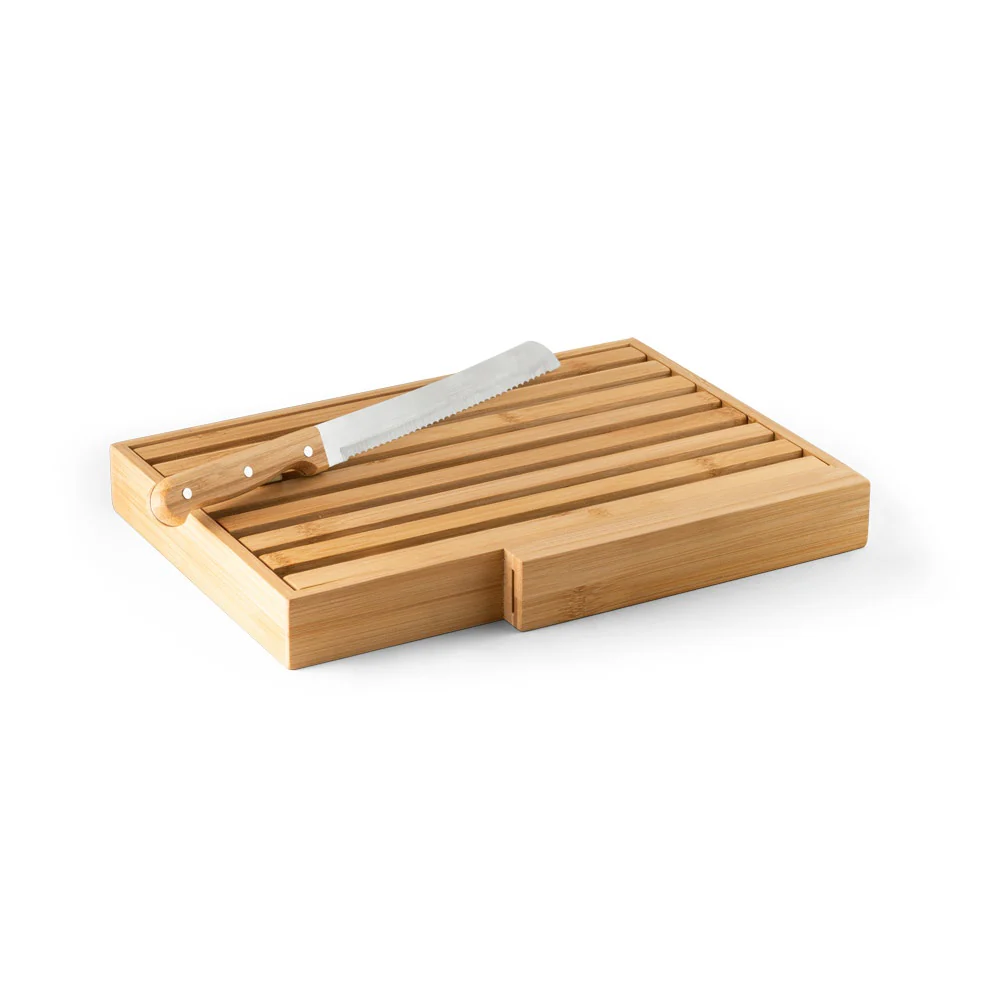 PASSARD. Bread board in bamboo with stainless steel knife - Image 3