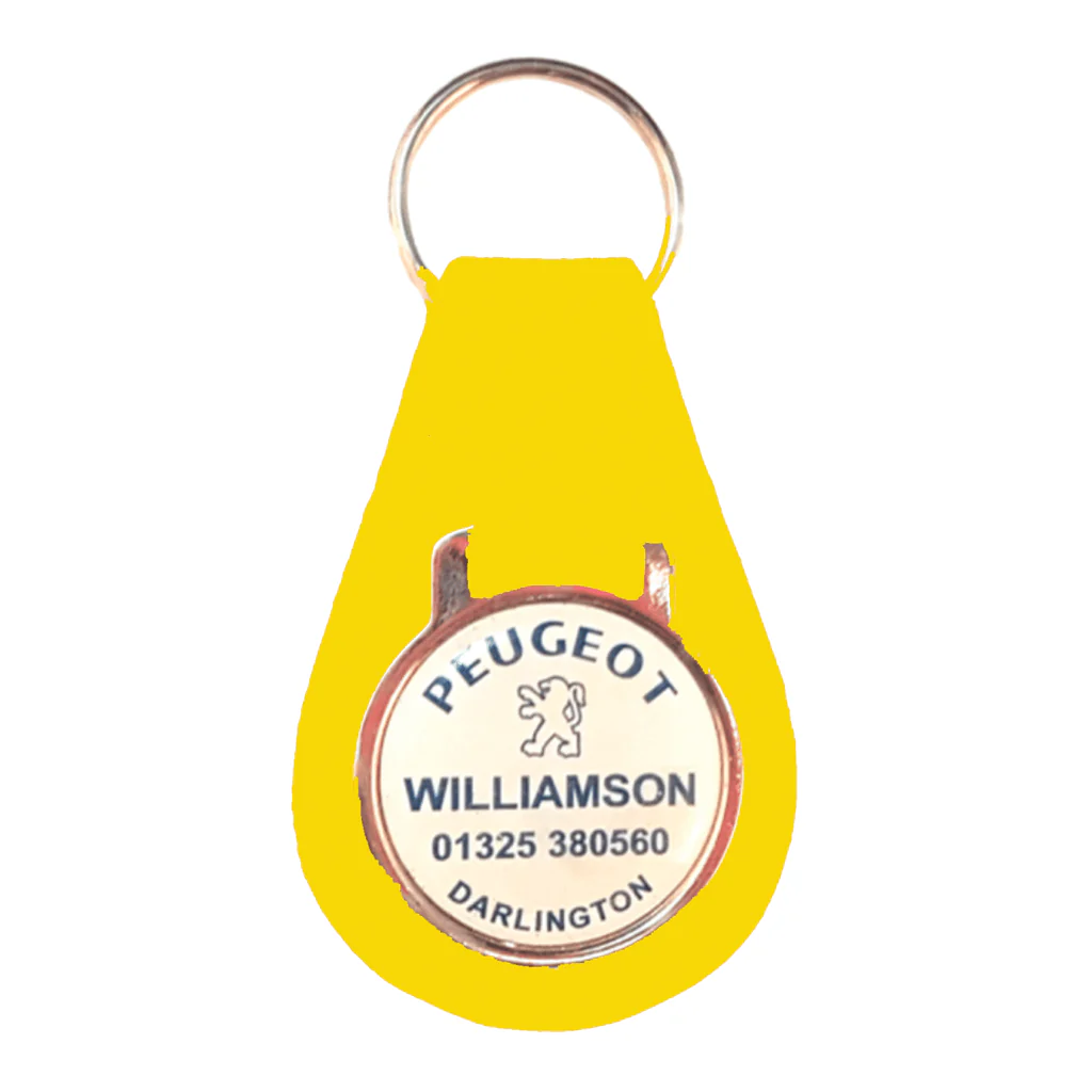 Pear Shaped Keyfob with Dome - Image 12