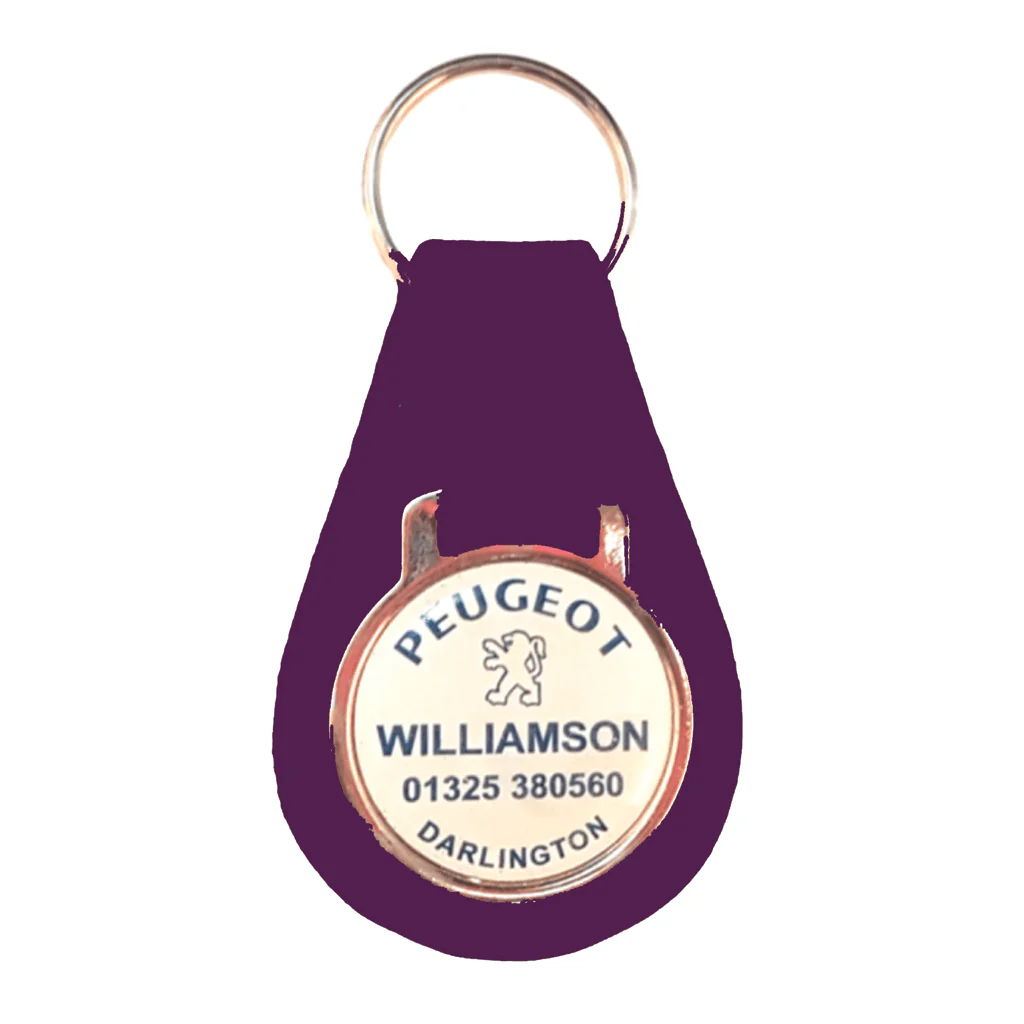 Pear Shaped Keyfob with Dome - Image 8