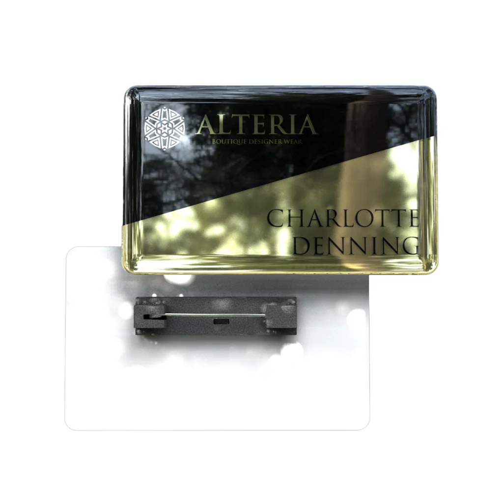 Personalised Metal Name Badges with Magnetic Fitting - Image 2