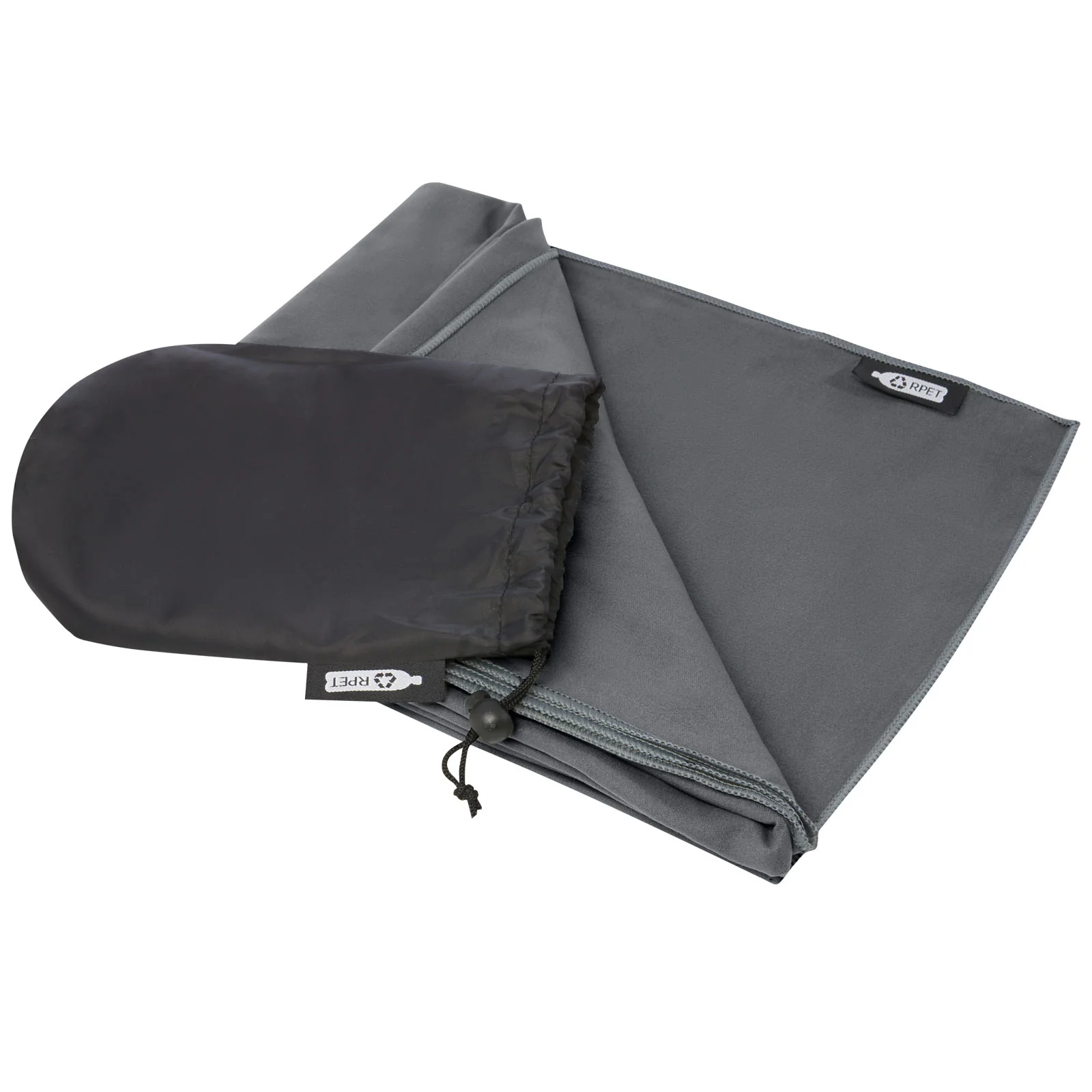 Pieter recycled PET ultra lightweight and quick dry towel - Image 4