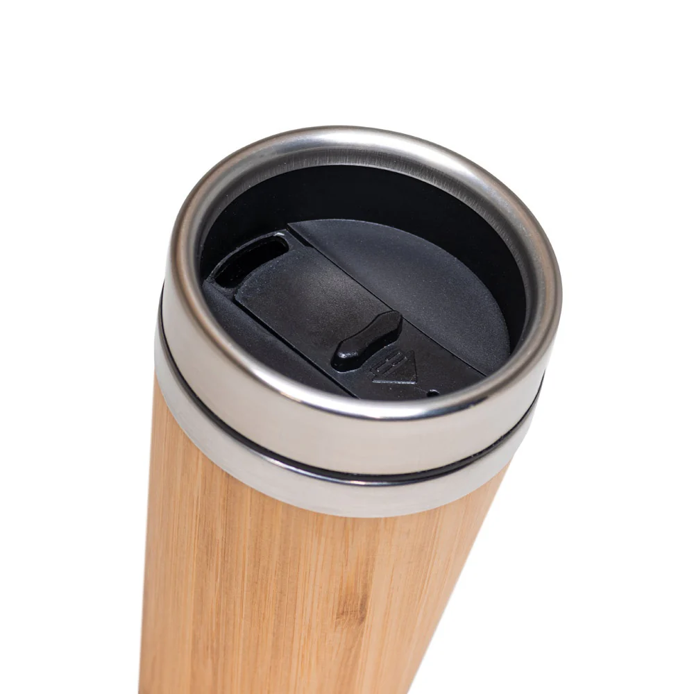 PIETRO. Bamboo and stainless steel travel cup 500 mL - Image 6