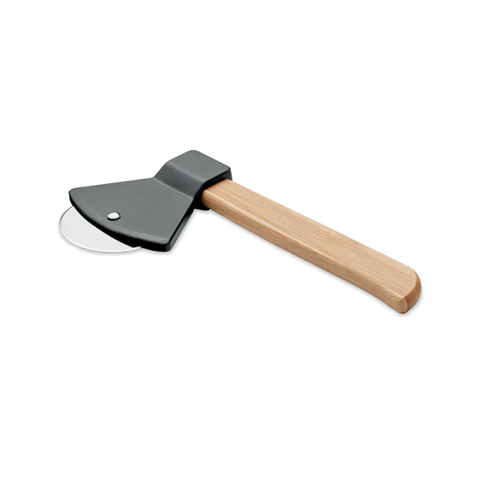 Pizza cutter bamboo handle - Image 3