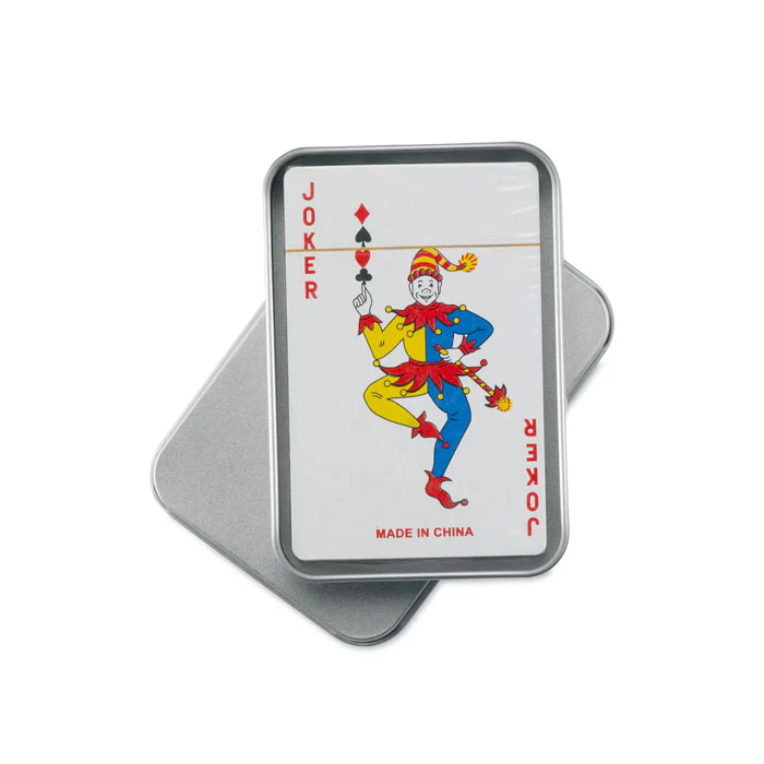 Playing cards in tin box - Image 3