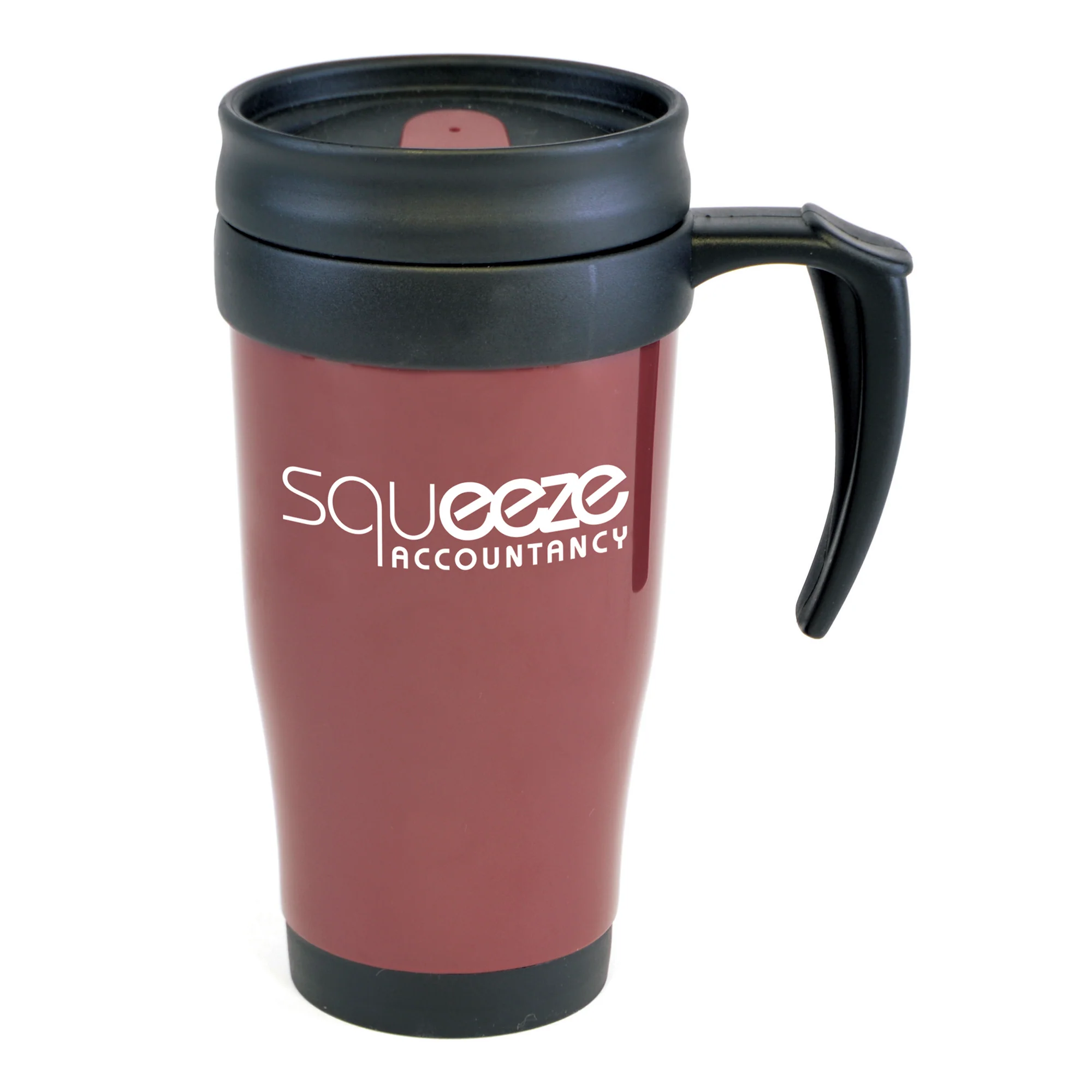 Polo Plus 400 ml Plastic Solid Coloured Travel Mug - Image 11