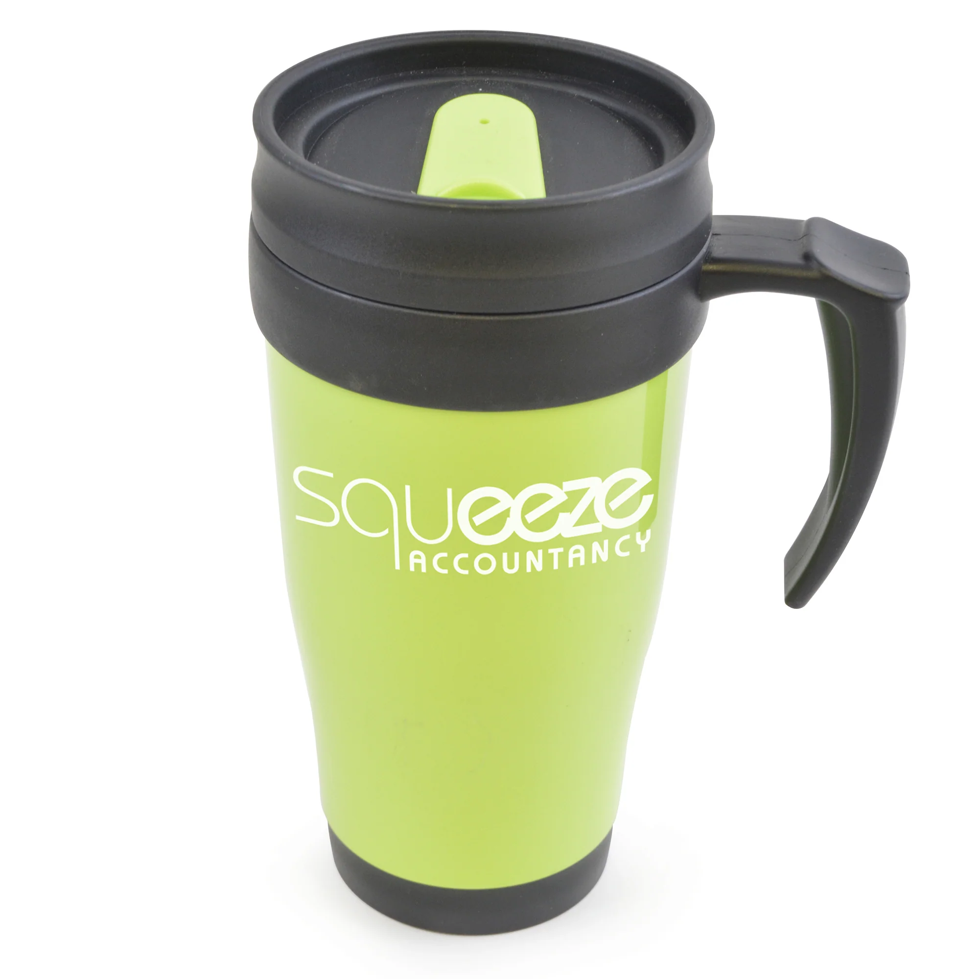 Polo Plus 400 ml Plastic Solid Coloured Travel Mug - Image 20