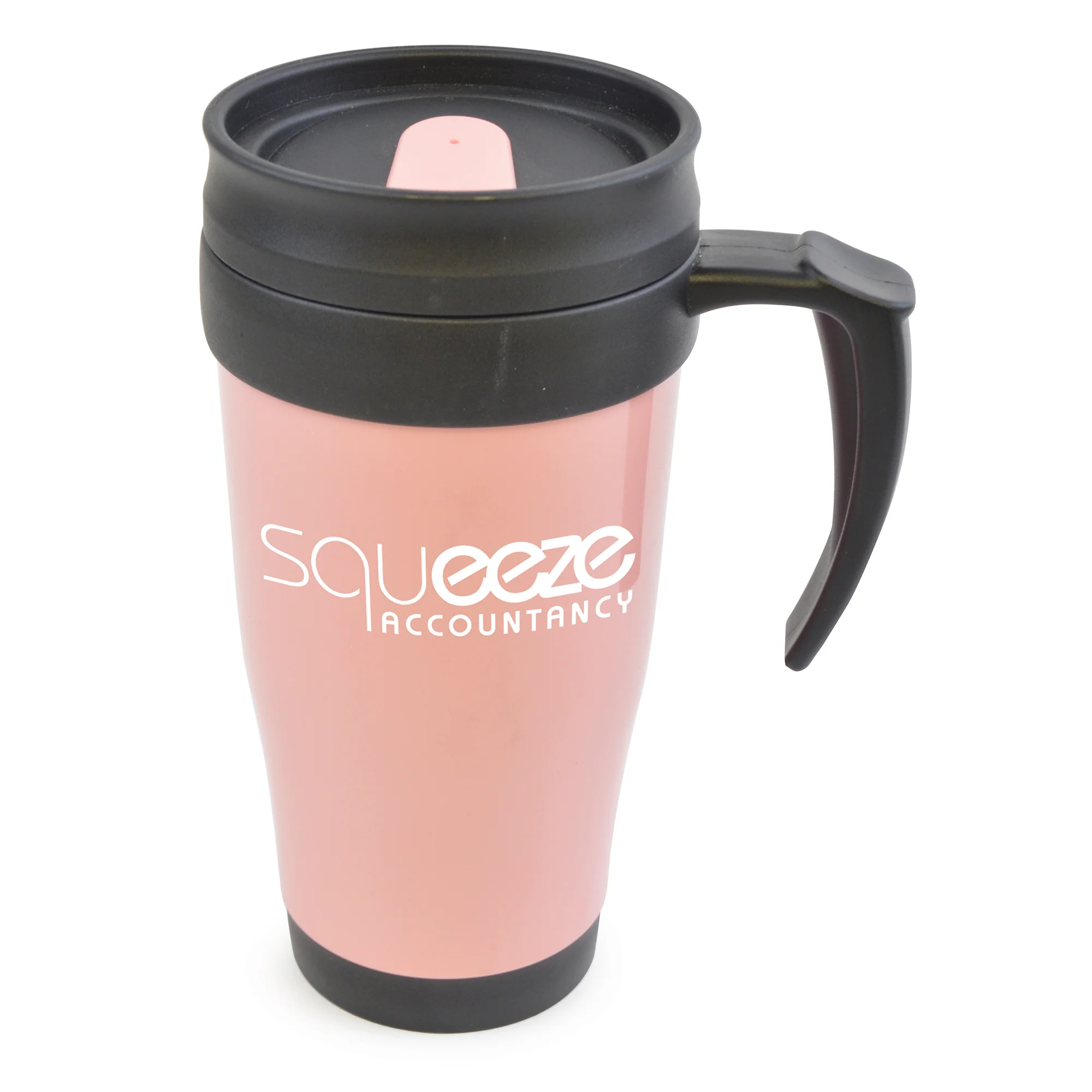 Polo Plus 400 ml Plastic Solid Coloured Travel Mug - Image 22