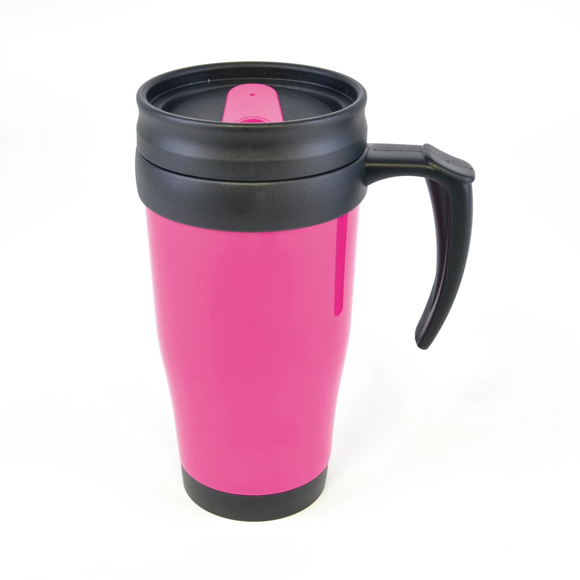 Polo Plus 400 ml Plastic Solid Coloured Travel Mug - Image 25