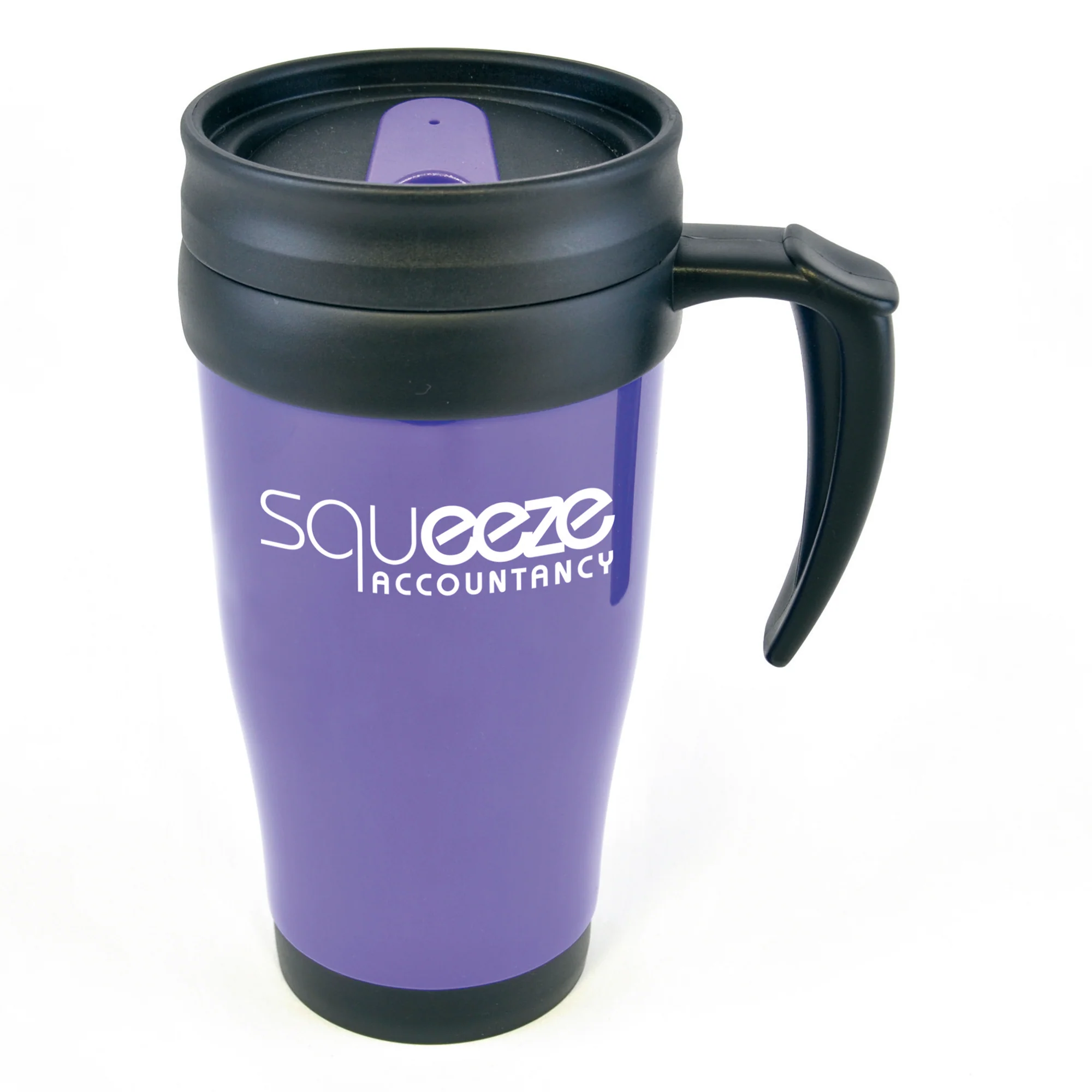 Polo Plus 400 ml Plastic Solid Coloured Travel Mug - Image 27