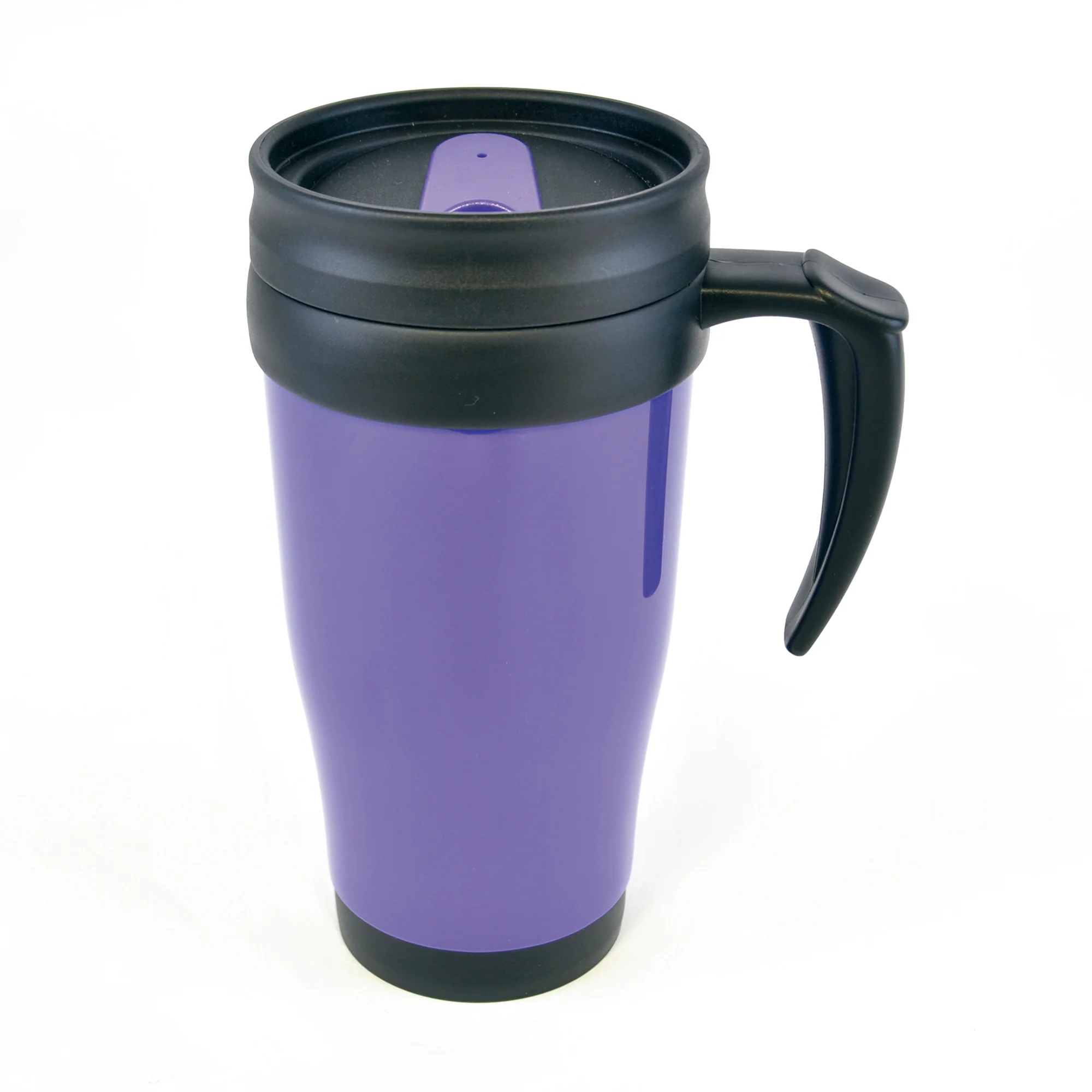 Polo Plus 400 ml Plastic Solid Coloured Travel Mug - Image 28