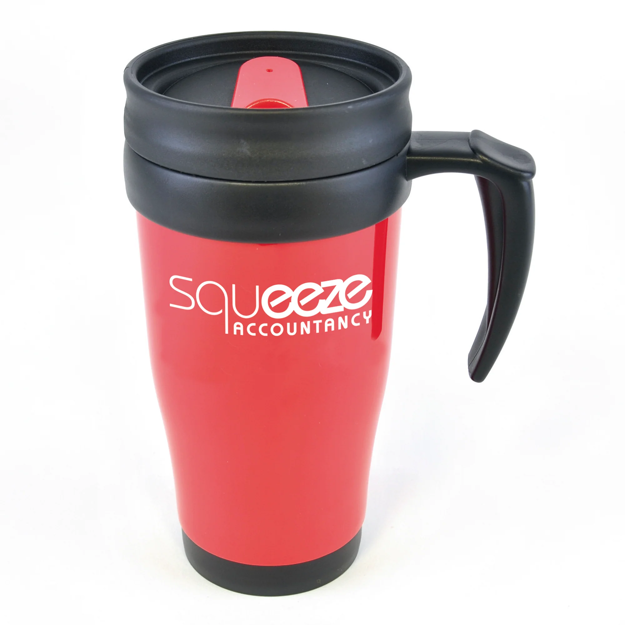 Polo Plus 400 ml Plastic Solid Coloured Travel Mug - Image 30