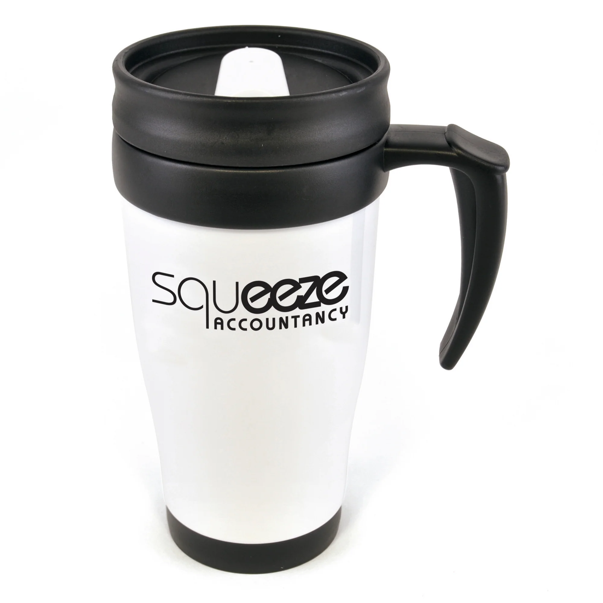 Polo Plus 400 ml Plastic Solid Coloured Travel Mug - Image 33