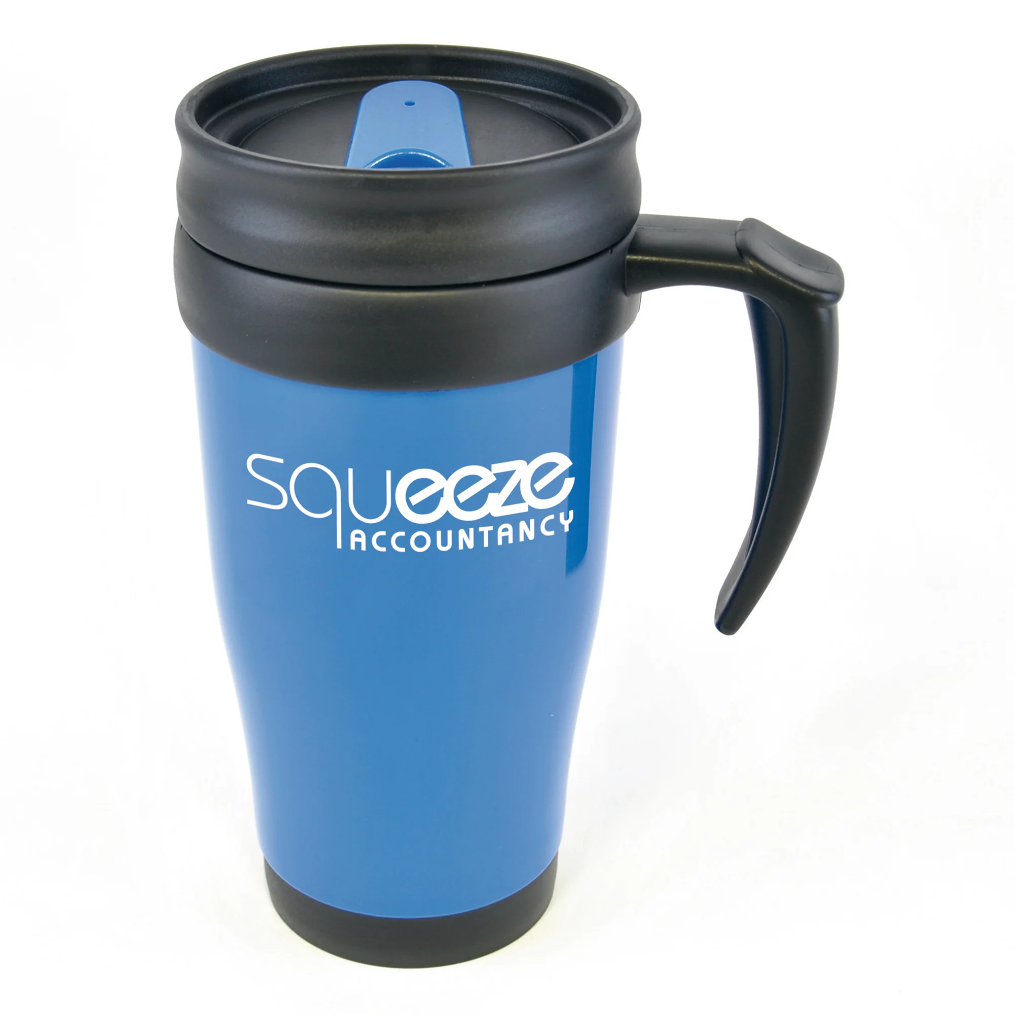 Polo Plus 400 ml Plastic Solid Coloured Travel Mug - Image 8