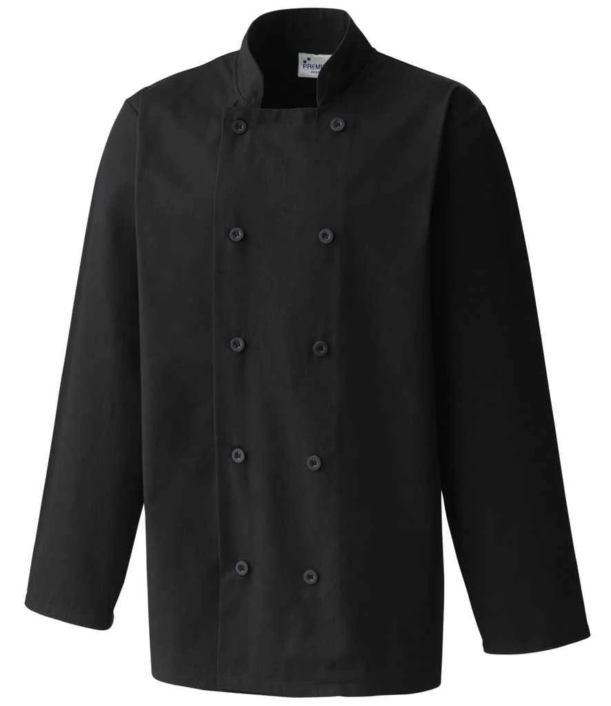 Premier Long Sleeve Chef's Jacket - Image 4