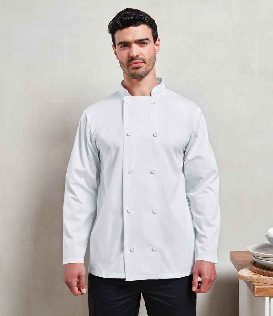 Premier Long Sleeve Chef's Jacket - Image 7