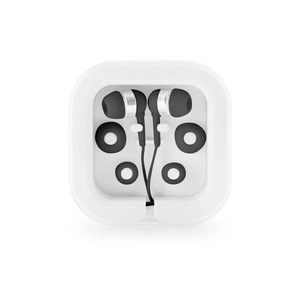 PRESLEY. Recycled ABS earphones with built-in microphone - Image 2