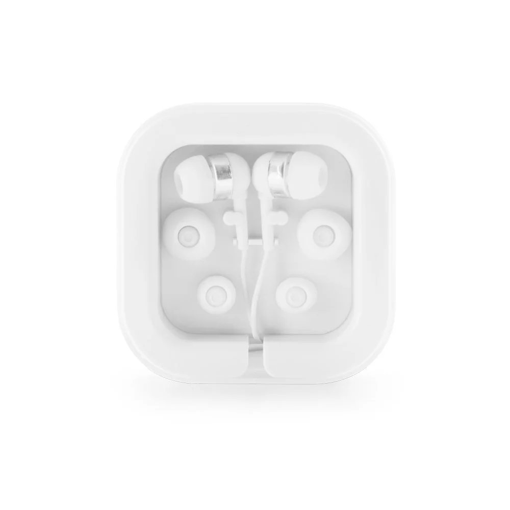 PRESLEY. Recycled ABS earphones with built-in microphone - Image 5