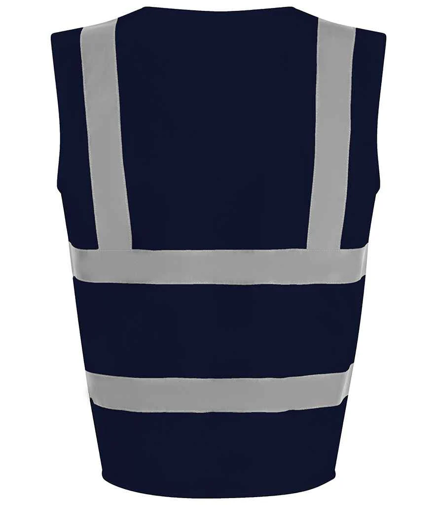 Pro RTX High Visibility Waistcoat Navy - Image 2
