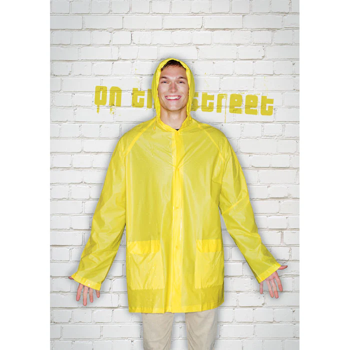 PVC raincoat with hood - Image 4