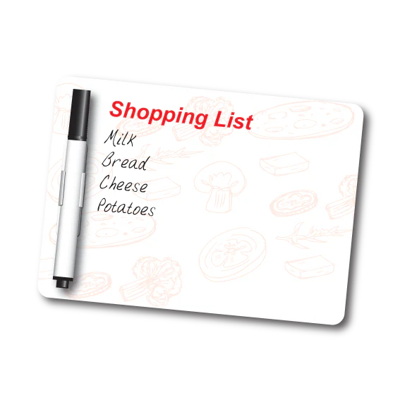 Rectangle Magnet with pen attached