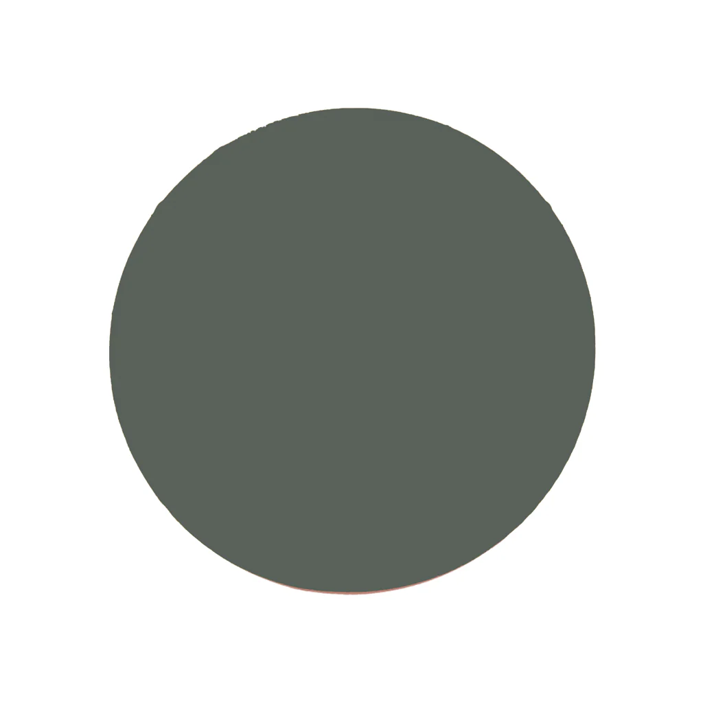 Recycled Large Leather Round Coaster - Image 5