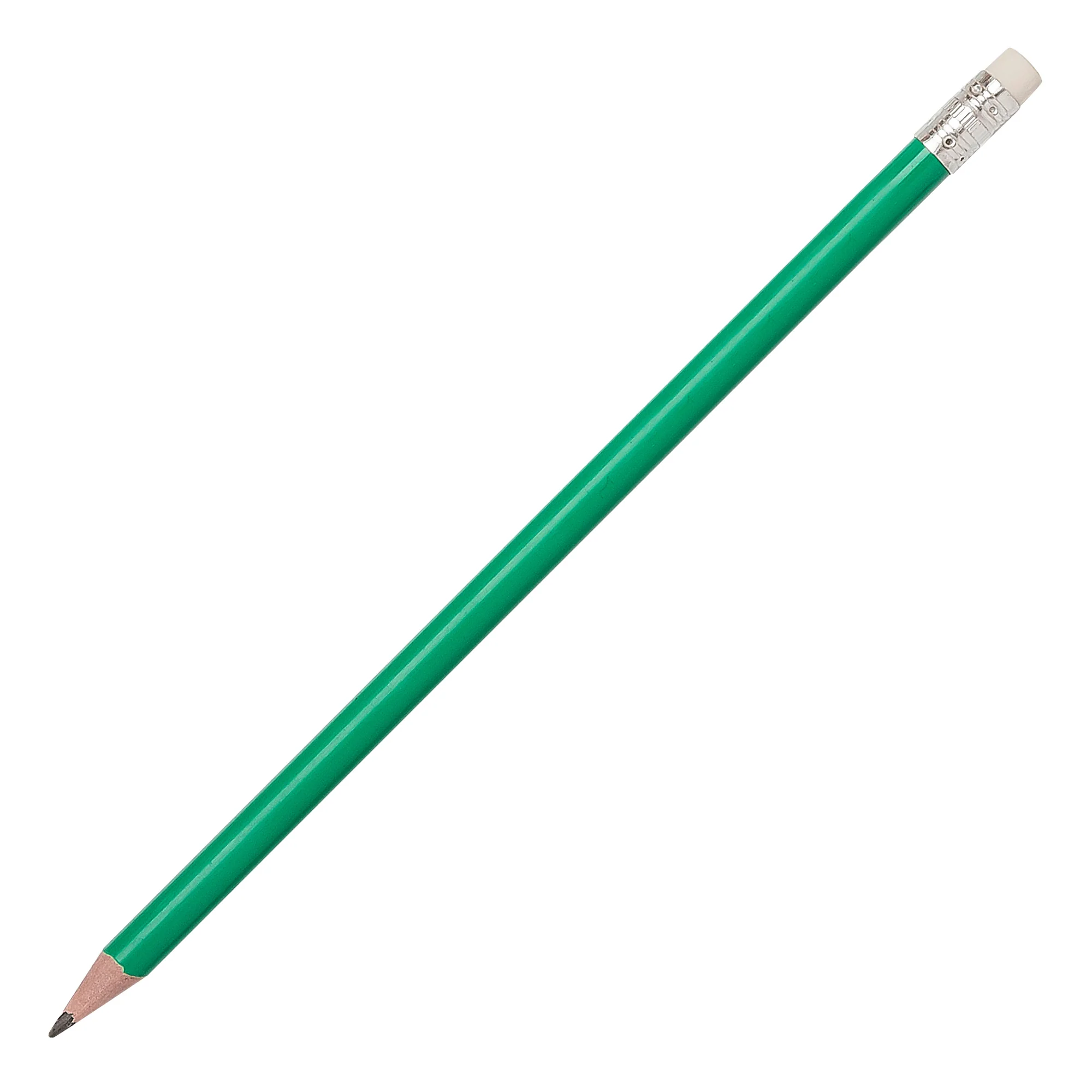 Recycled Plastic Pencil sharpened rubber tipped - Image 3