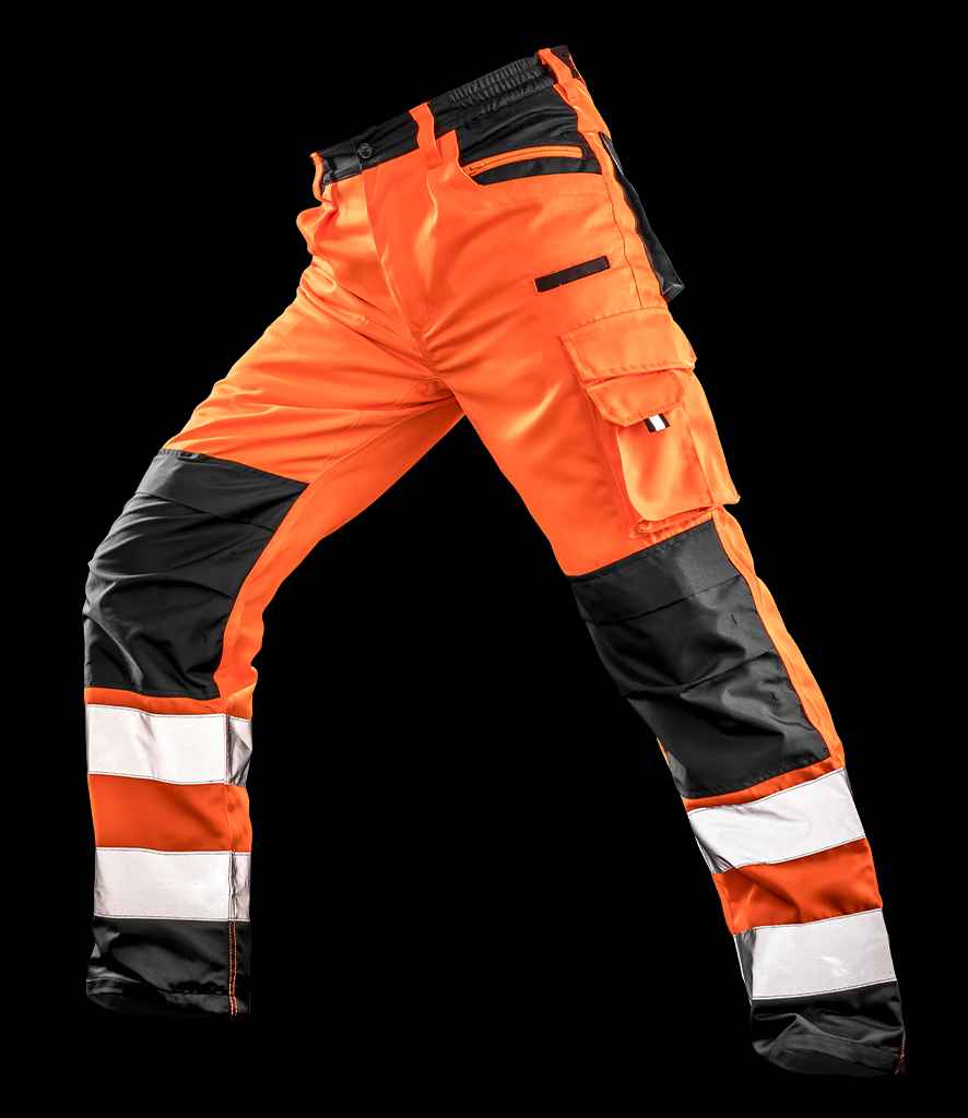 Result Safe-Guard Hi-Vis Cargo Trousers - Image 2
