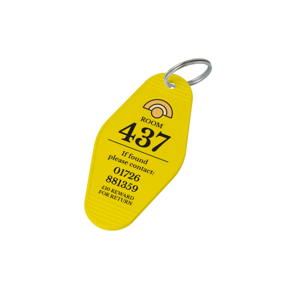 Retro Hotel Keyring - Image 2