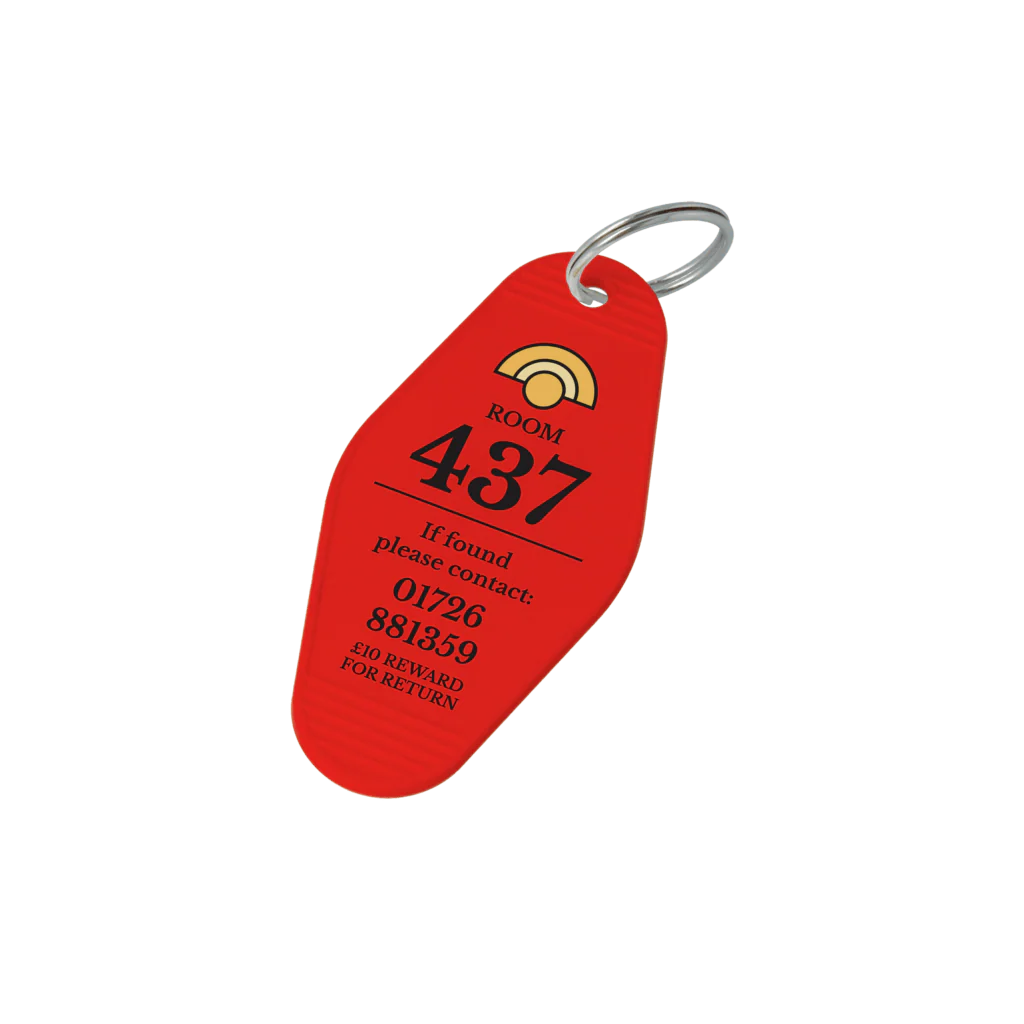 Retro Hotel Keyring - Image 6