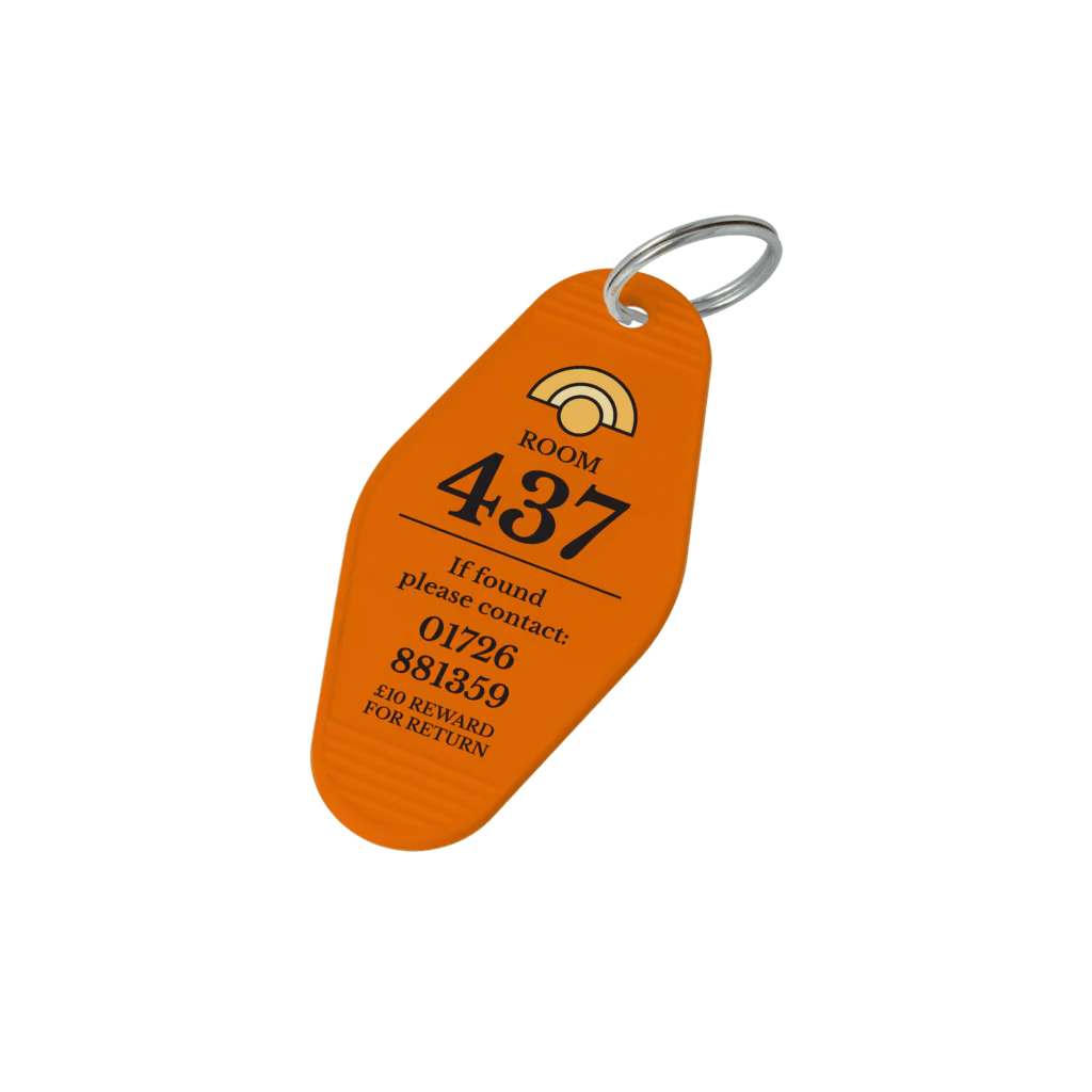 Retro Hotel Keyring - Image 8