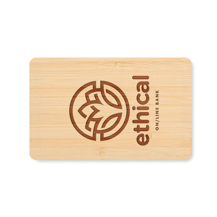 RFID card in bamboo material - Image 2