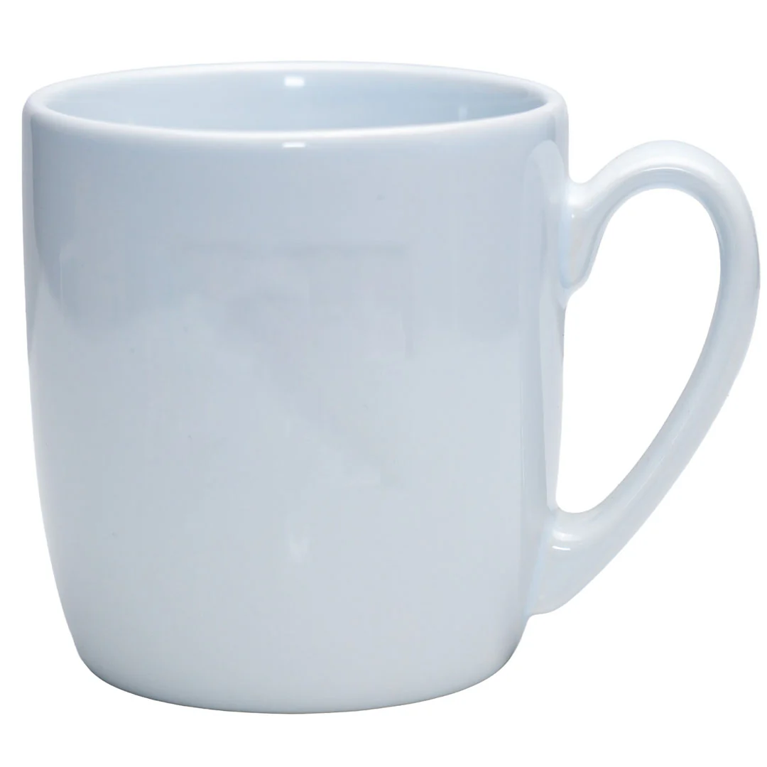 Roma Earthenware White Gloss Mug - 375ml White - Image 2
