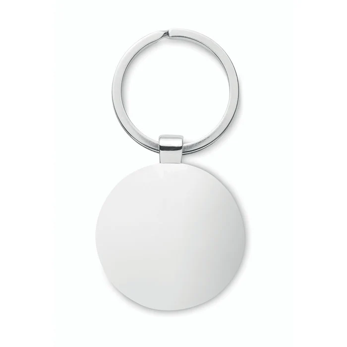 Round key ring metal bamboo - Image 3