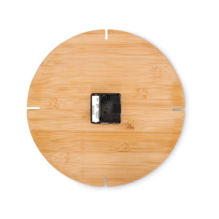 Round shape bamboo wall clock - Image 6