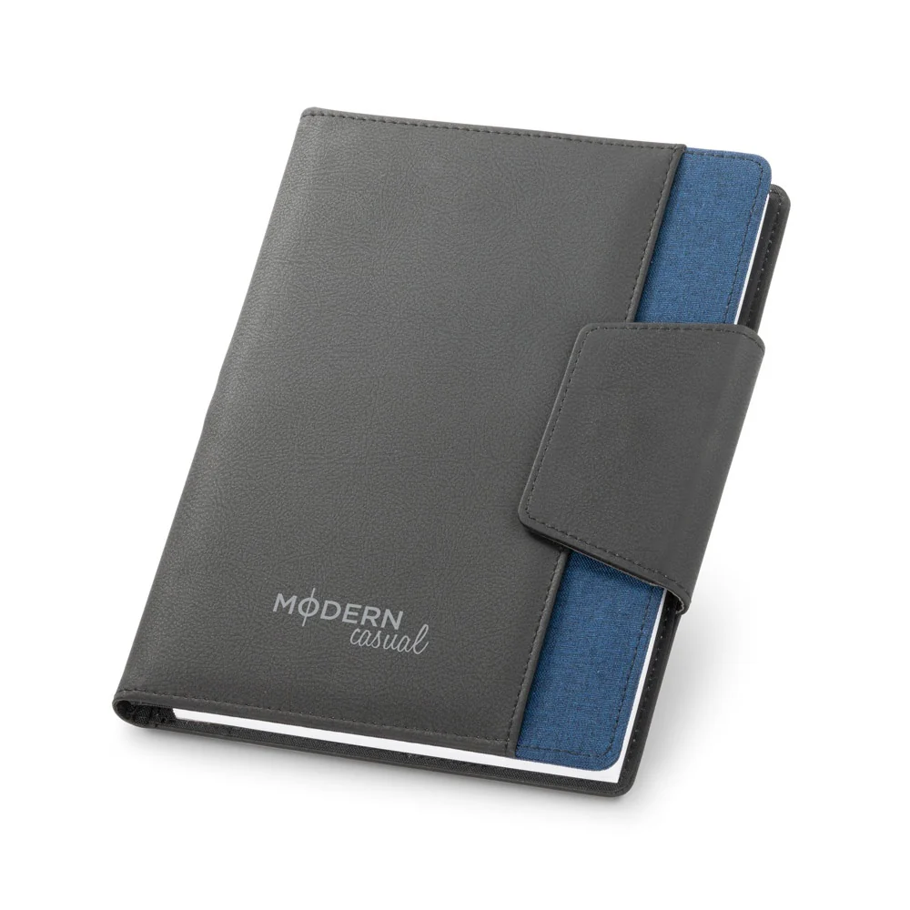 RUSSEL. PU and polyester fabric cover with A5 notebook - Image 2