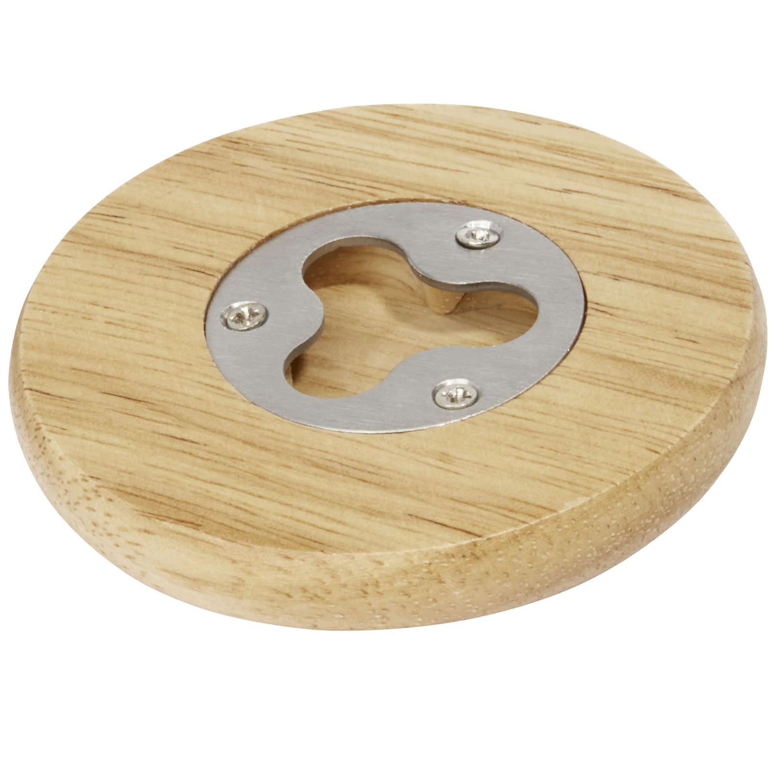 Scoll wooden coaster with bottle opener - Image 3