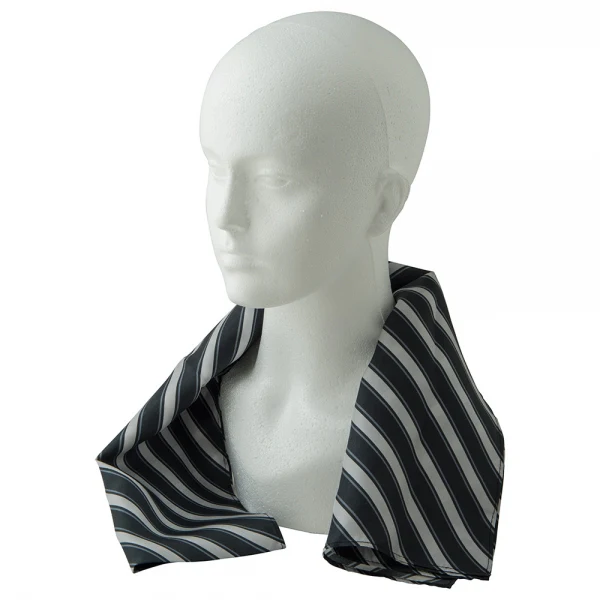Screen Printed Long Polyester Scarf