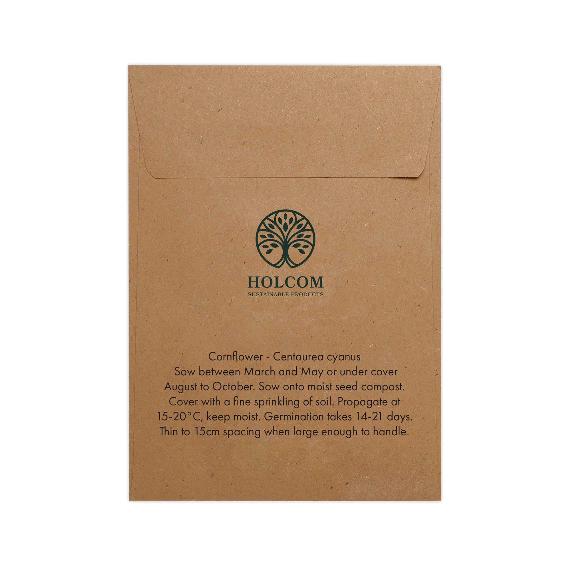 Seed Pack in Kraft Paper Envelope Corn Flower - Image 2