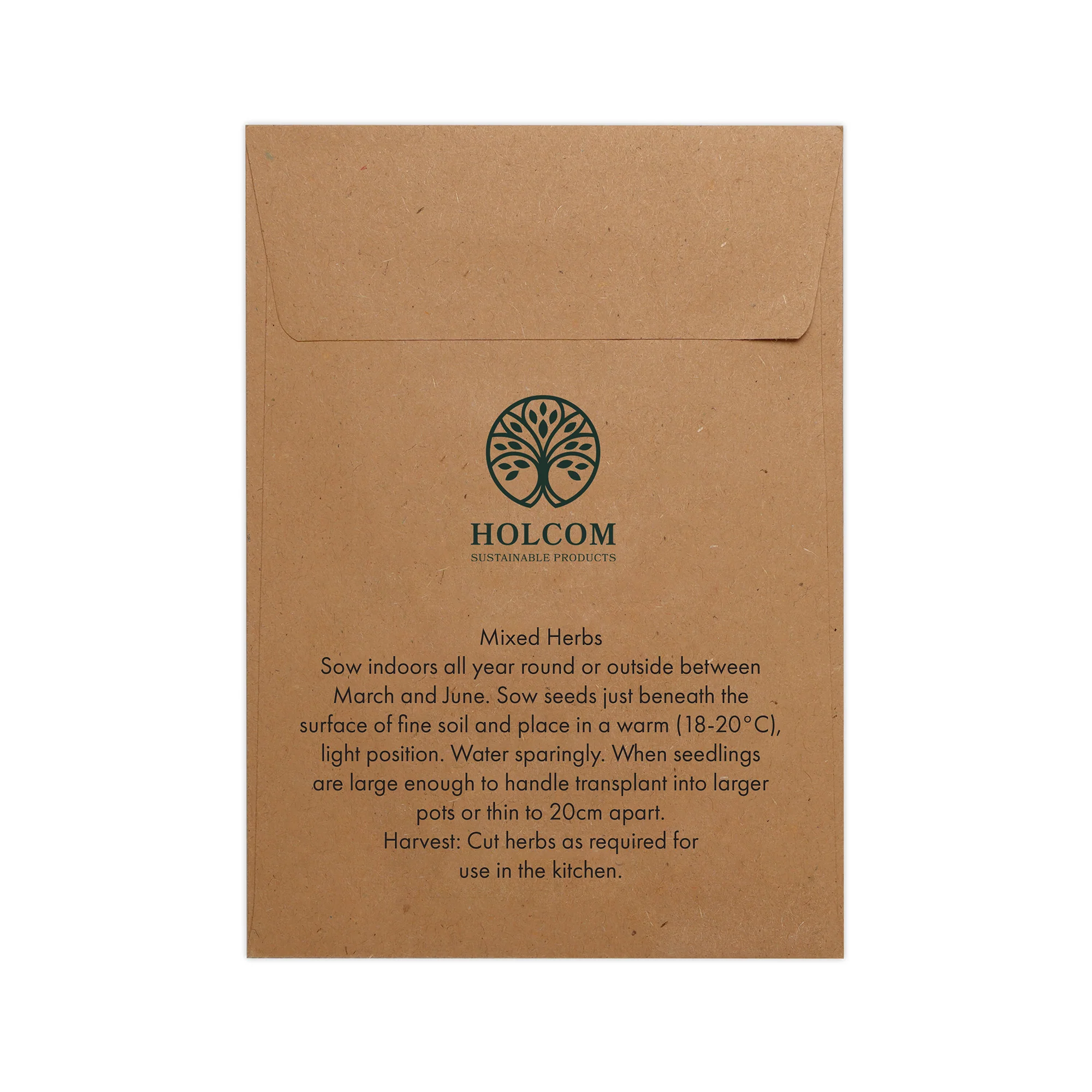 Seed Pack in Kraft Paper Envelope Herb Mix - Image 2