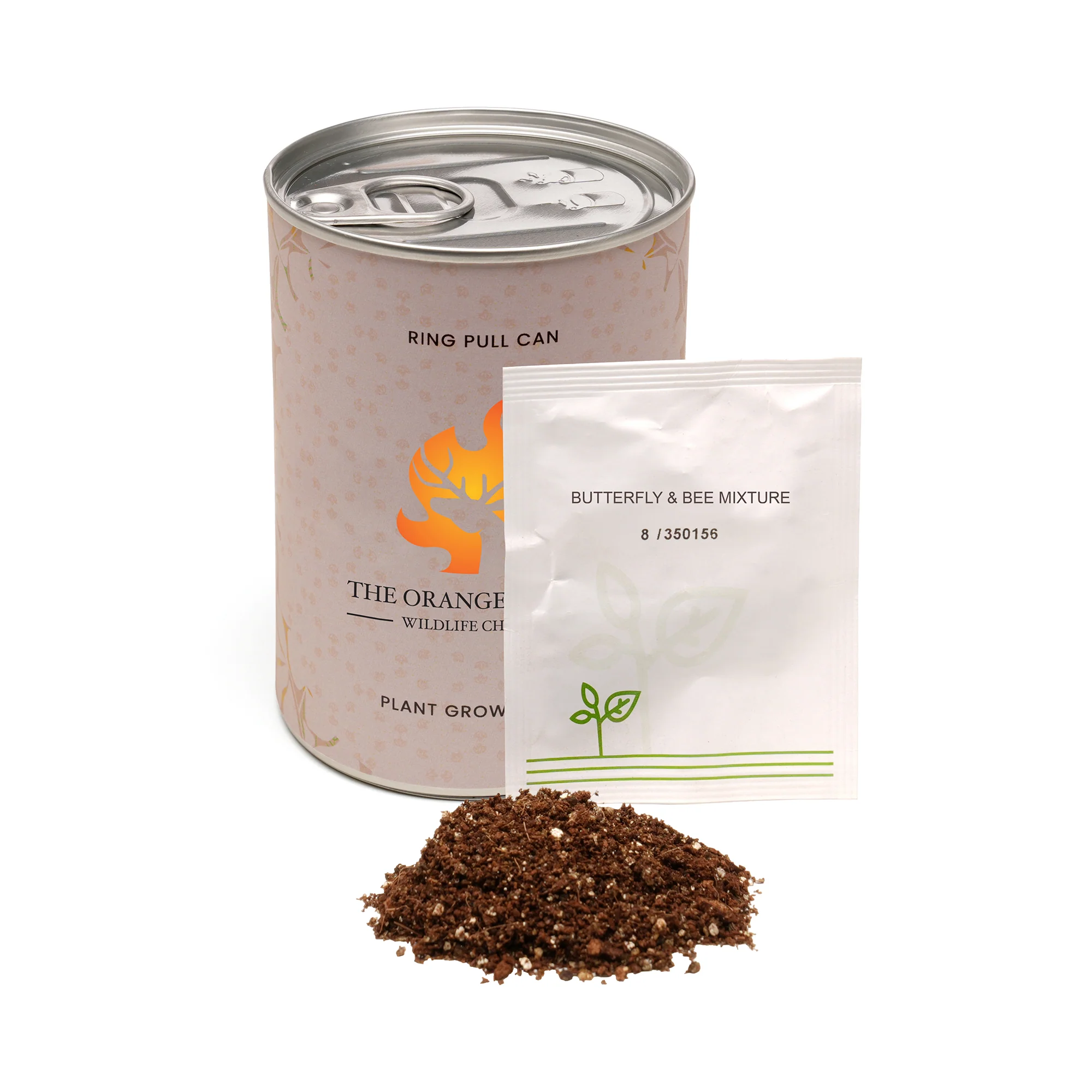 Seed Tin Can Butterfly & Bee Mix