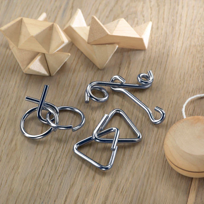 Set of 3 metal brain teasers - Image 3