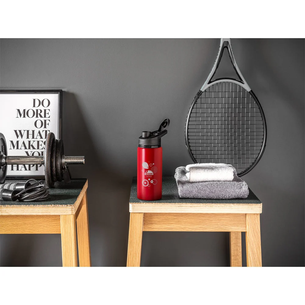 SHAWN. Sports bottle in 90% recycled aluminium 660 mL - Image 8