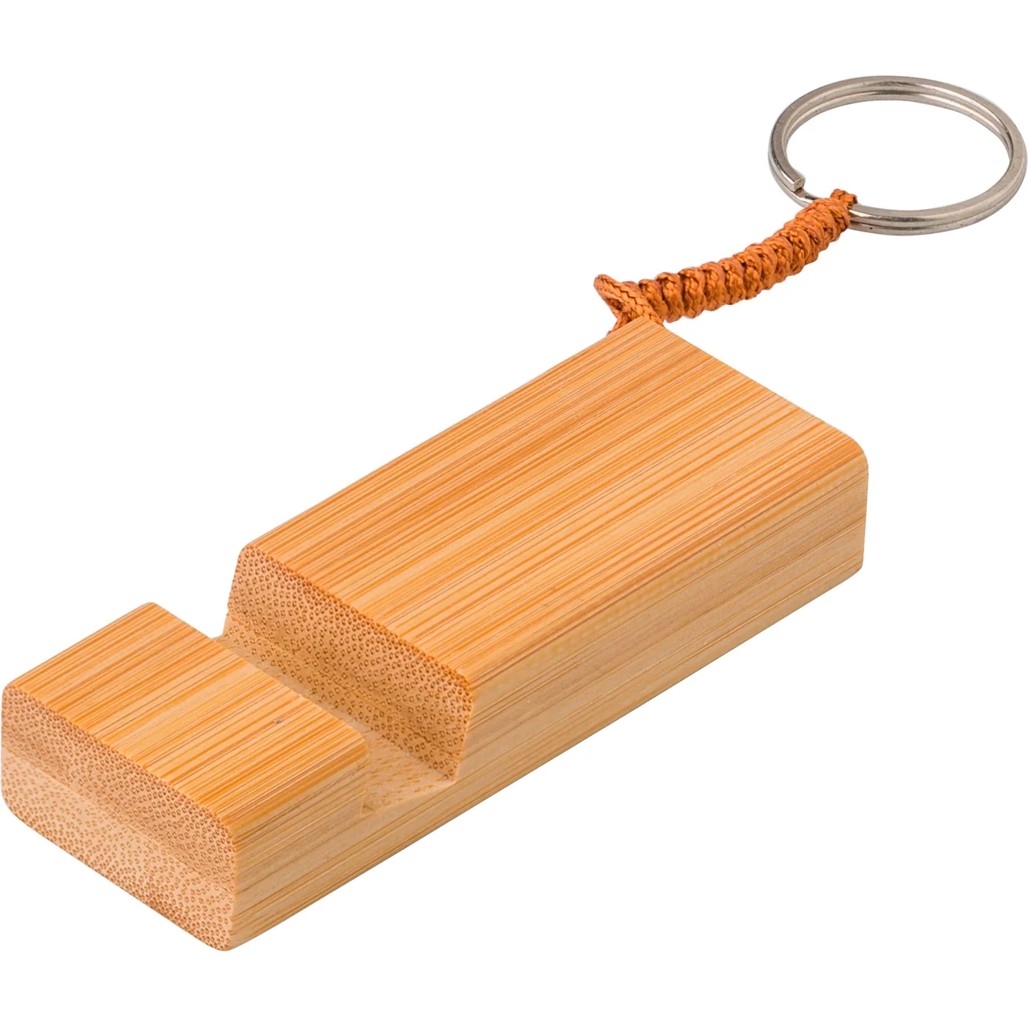 Skillgate Bamboo key chain phone stand