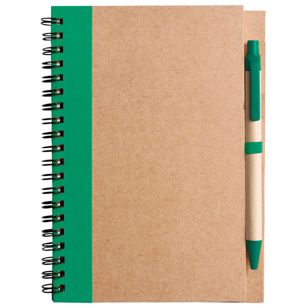 Smithen Cardboard notebook with ballpen - Image 2