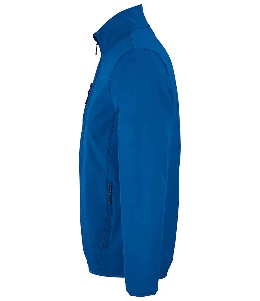 SOL'S Falcon Recycled Soft Shell Jacket Royal Blue - Image 2