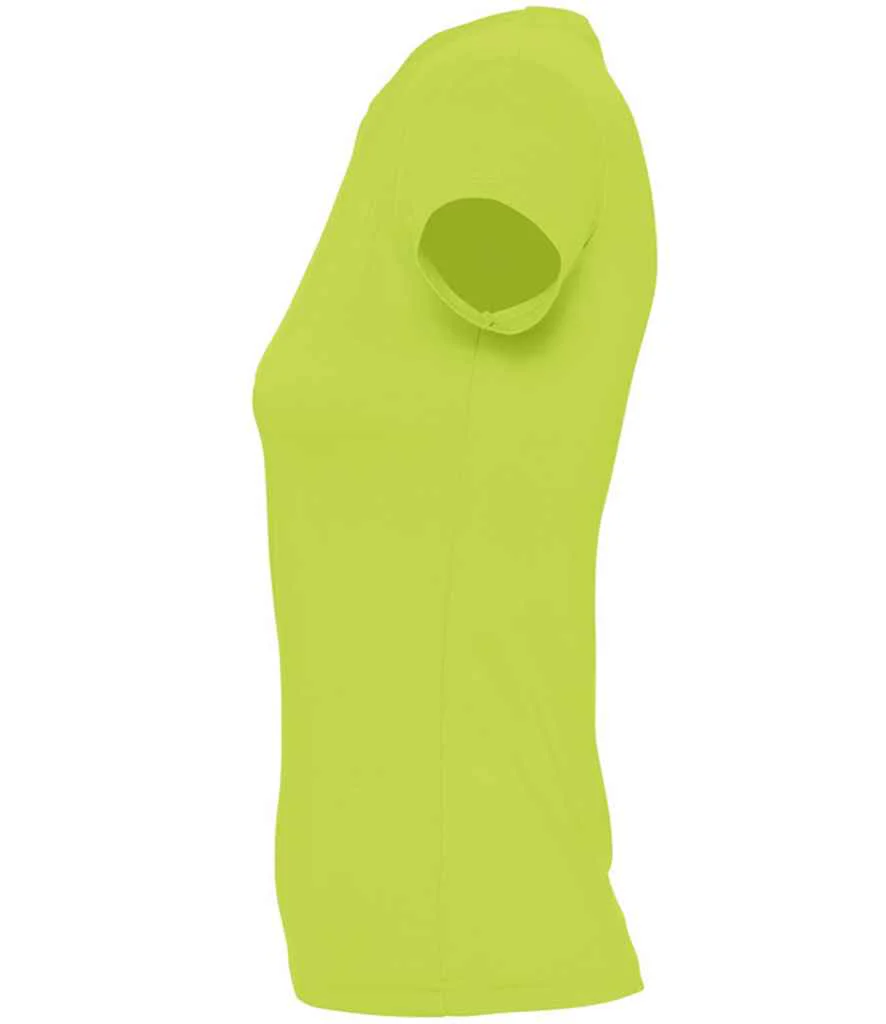 SOL'S Ladies Imperial Heavy T-Shirt Apple Green - Image 2