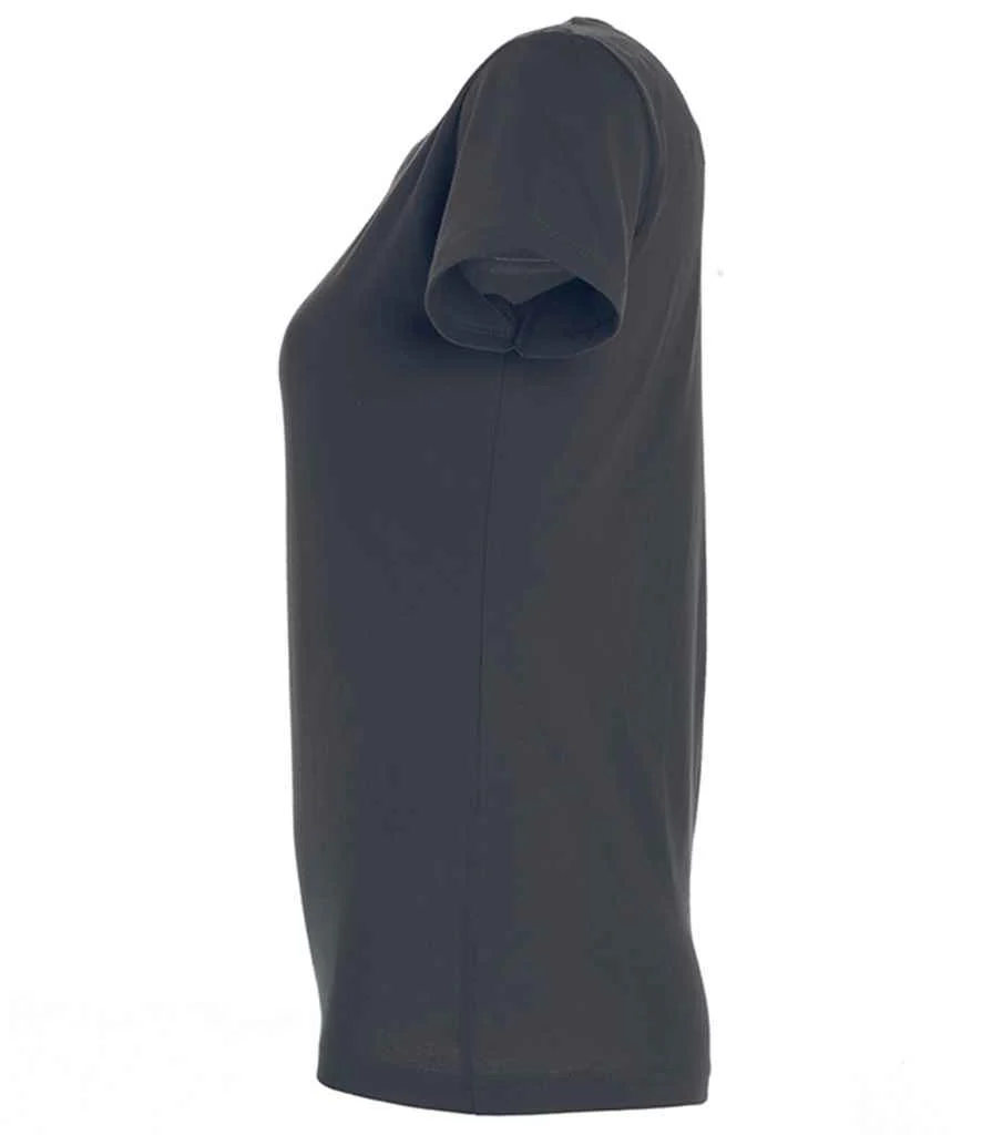 SOL'S Ladies Imperial Heavy T-Shirt Mouse Grey - Image 2