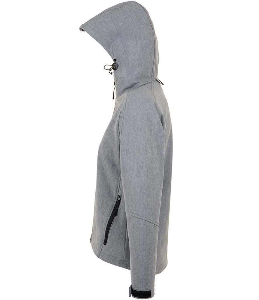 SOL'S Ladies Replay Hooded Soft Shell Jacket - Image 8