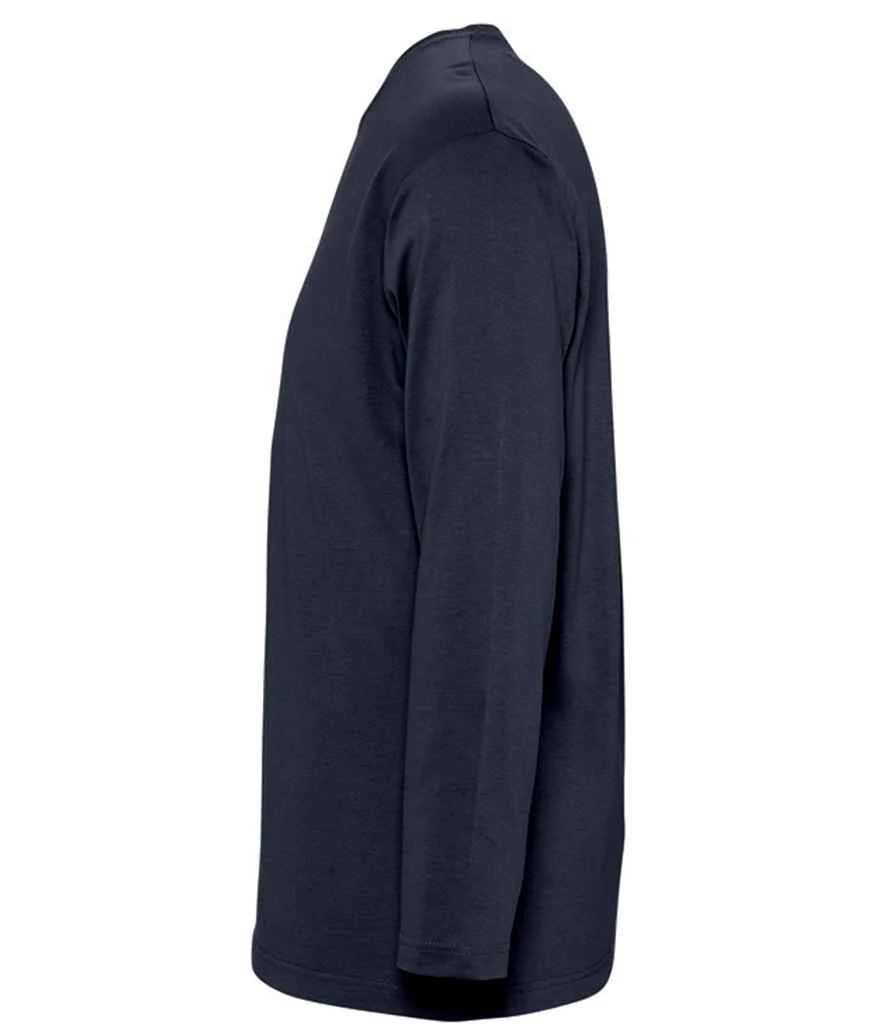 SOL'S Monarch Long Sleeve T-Shirt Navy - Image 2