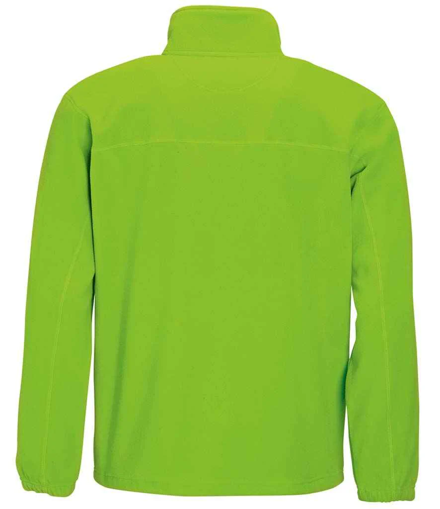 SOL'S North Fleece Jacket Lime Green - Image 3